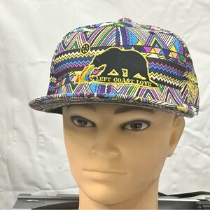 Light sound dimensions one of a kind Colorful Geometric Pattern Snapback Hat